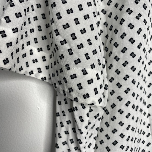 𝅺Rag & Bone White and Black Crewneck T Shirt Blouse Size Large - Picture 13 of 13